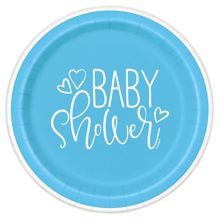 Baby Shower Vaaleansiniset Pahvilautaset