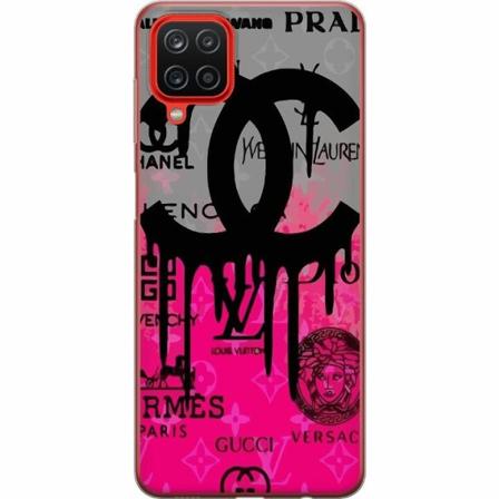 Samsung Galaxy A12 Genomskinligt Skal Cc Pink