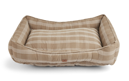 Lexington Hundeseng Checked stone-beige small