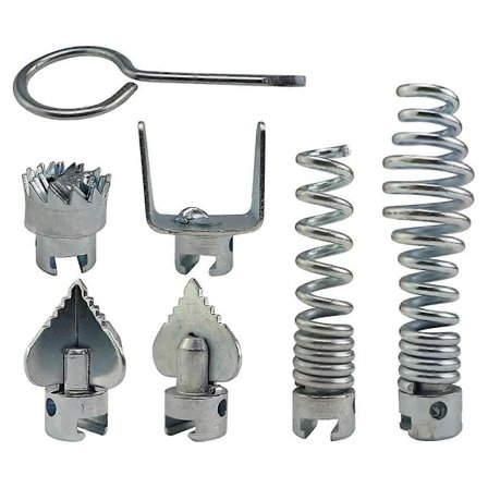 Kombinationsskæresæt til afløbsrens Automatisk låsehoved