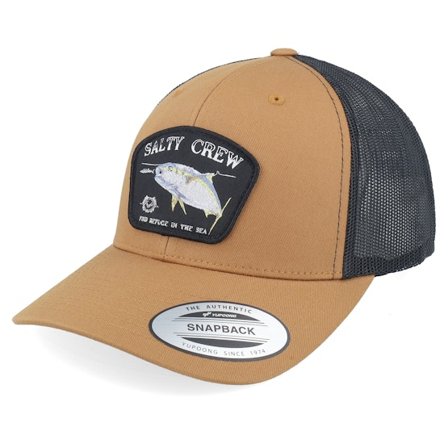Salty Crew - Surface Retro Camel/Black Trucker Trucker Beige Cap - @ Hatstore