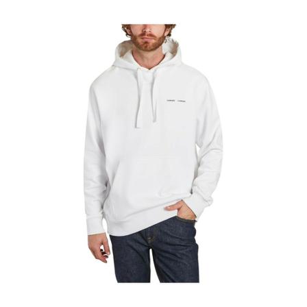 Samsøe Samsøe Norsbro organic cotton hoodie Hvid, Herre