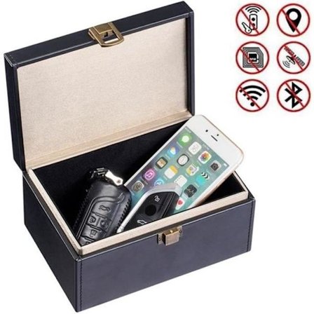 Nøkkelbrikke, bil signalboks, tyverisikring, RFID, signalblokkerende pose, for nøkkelfrie bilnøkler