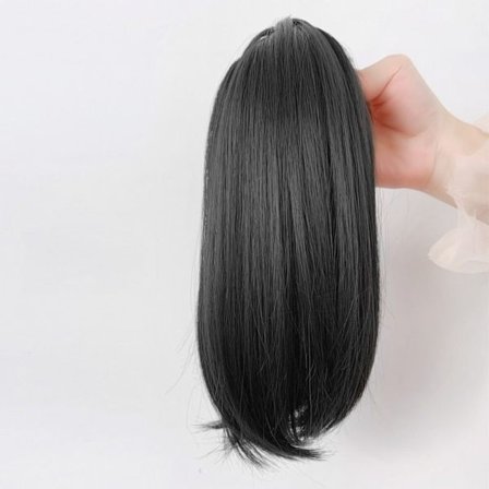 Klo Clip Hestehale paryk Hestehale Clip NATURLIG SORT