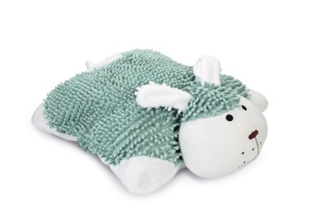 Kosepute til Valp, Grønn/Hvit - 40x40x16cm