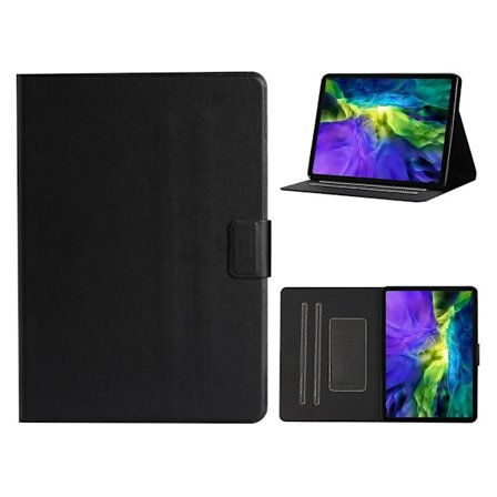 iPad Pro 11 tuuman (2020) / (2018) yksinkertainen nahkakotelo - Musta