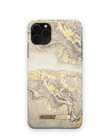 Unisex Hülle, iPhone 11 Pro Max Sparkle Greige Marble Handyhülle