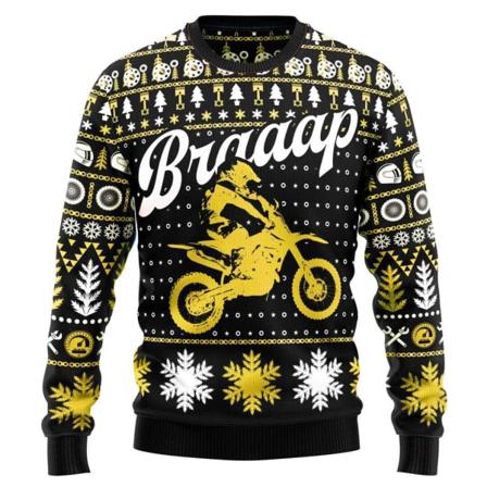 Herre sweatshirt 3D digital print afslappet mode trendy rund hals sweatshirt lange ærmer S