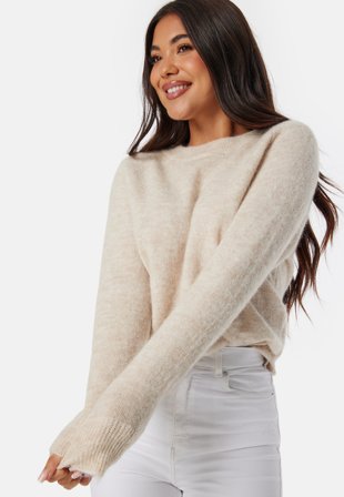 SELECTED Slflulu LS Knit O-Neck Klær