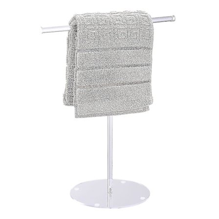 Moderne håndkleholder i rustfritt stål, 3 håndklestativ, frittstående håndklestang