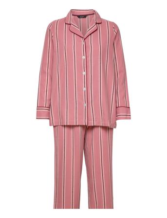 Decoy Flannel Py Set Pyjamas Nattøj Lyserød Decoy