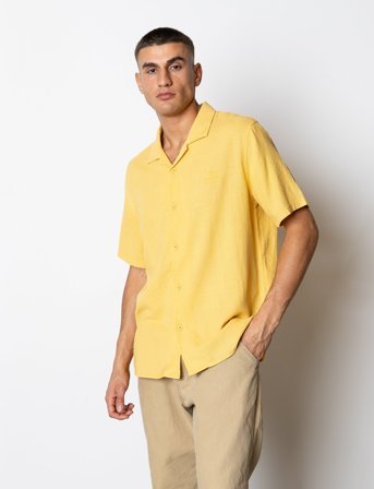 Fat Moose Mylo S/S Shirt - Yellow - S