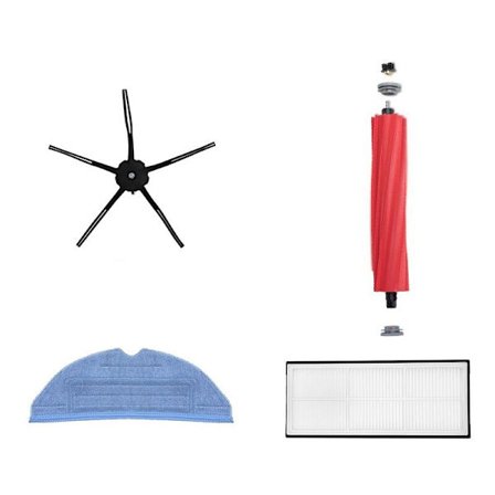 Huvudborste Moppduk Sida HEPA-filter för S7 T7S plus Robotdammsugare Tillbehörssats, B