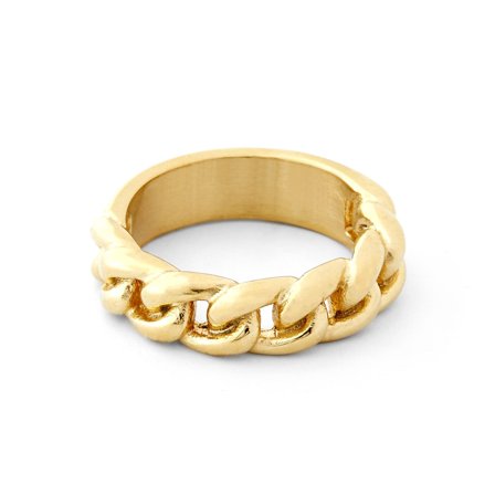 Anello Aiden color oro per uomini - Anelli in acciaio