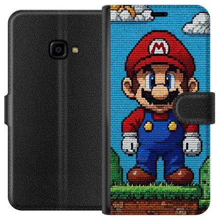 Kompatibel Tegnebogsetui til Samsung Galaxy Xcover 4 Super Mario plakat Nintendo retro spil karakter 8bit pixel kunst klassisk spil helt mural design