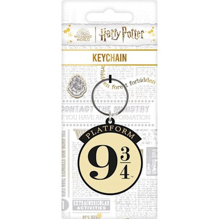 Harry Potter Platform 9 3/4 PVC Nyckelring One Size Svart/Kräm
