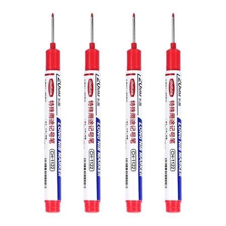 Pitkän pään merkit Deep Hole Marker PUNAINEN