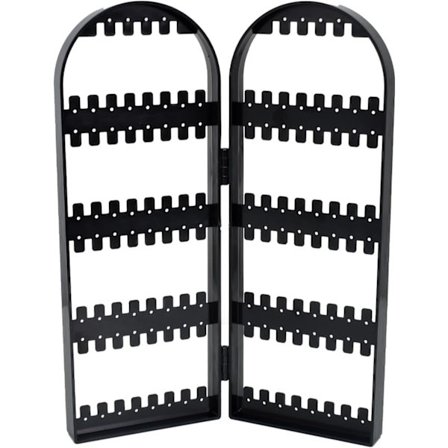 Kokoontaitettava korvakoruteline, korvakoruteline, korvakorujen säilytys, kokoontaitettava koruteline, joka on yhteensopiva korvakorujen, rannekorujen