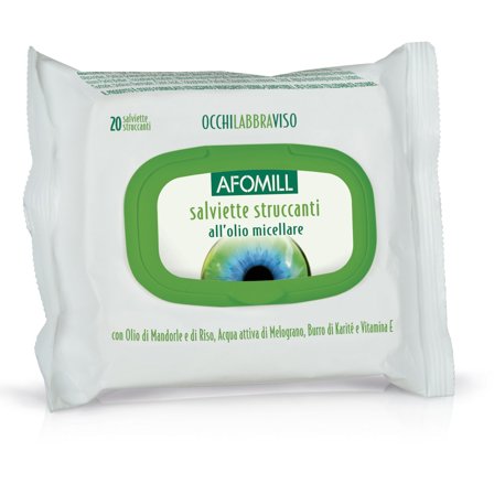Afomill Salviette Struccanti Olio Micellare