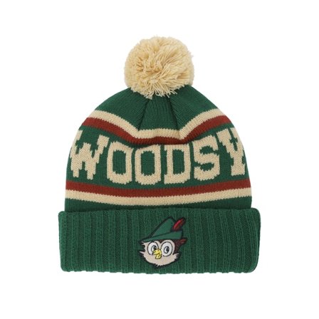American Needle - Verde pom Beanie - Woodsy Owl Pillow Line Dark Green Pom @ Hatstore