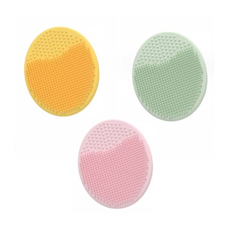 Forebyg arp med blød silikone ansigtsrens, naturlig silikone er allergivenlig og miljøvenlig, nem at bruge med sugekop.