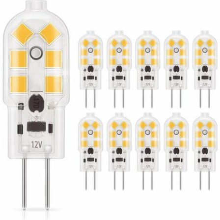 G4 LED-lampa 1,5W, 180LM, AC/DC 12V, motsvarande 20W halogen, varmvit 3000K, ej dimbar, utbytbar