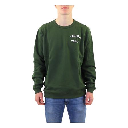 In Gold We Trust, Sweatshirts Zielony, Mężczyzna, Rozmiar: S