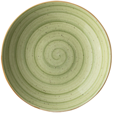Djup Tallrik Bonna Aura Therapy Grön