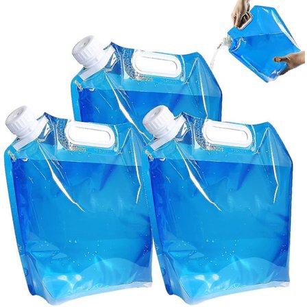 3 Vannkanner Foldbare 10 L BPA-fri Vannkanner 10 L Vannbeholder Camping Vannpose Vannpose Camping Vannkanner Fol