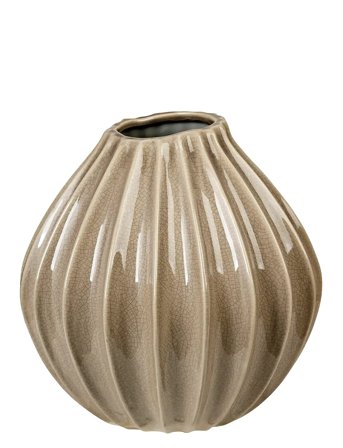Wide Vase M Beige Broste Copenhagen