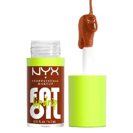 NYX Professional Makeup Fat Oil Lip Drip Läppglans Unisex Brun 4,8 ml
