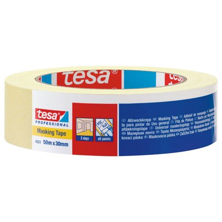 TESA Maskeringstejp 4323 30mmx50m - Lyreco - Emballage och lagerutrustning - Packtejper - Maskeringstejp