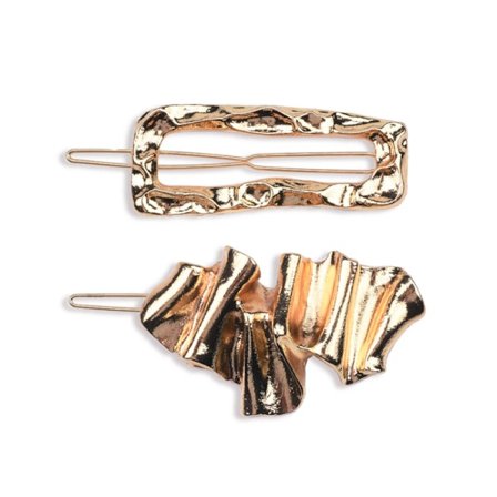 Hårnål Geometrisk Metal Hårklemme Hårspænder til Kvinder Pige Minimalistisk Hår Dekorative Bryllup Sarte Tilbehør Hovedbeklædning