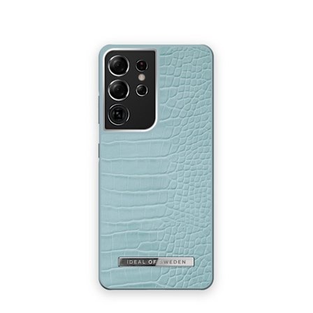 Atelier Case Galaxy S21 Ultra Soft Blue Croco