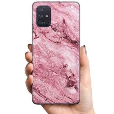 Yhteensopiva Puhelinkuori Samsung Samsung Galaxy A71 pinkki