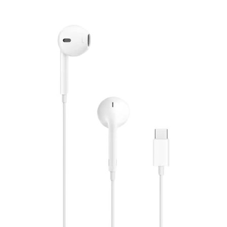 Ørepropper for iPhone 15 Pro / 15 Pro Max (In-Ear - Mikrofon - Støyreduksjon - Hvit)