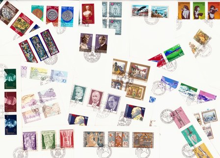 Liechtenstein - Dubletlot med førstedagskuverter