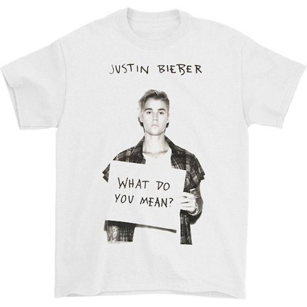 Justin Bieber Vad menar du T-shirt