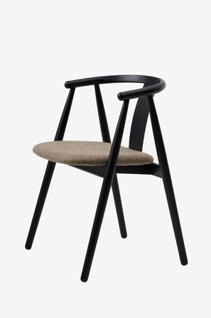 Håum - Stol 2-pakning Åstorp - Svart - Armstoler - Fra Homeroom