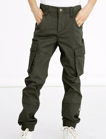 name it Nkmryan Cargo R Twi Pant 2222-Ba Noos - Khaki green - 128
