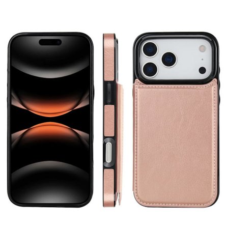 iPhone 17 Pro Skal Plånboksskydd med Premium Finish