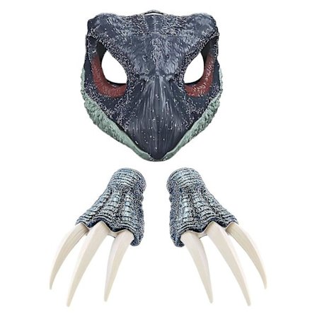 Dinosaurie Mask Therizinosaurus Huvud Med Rörlig Käke 10-tums Klor Halloween Masker