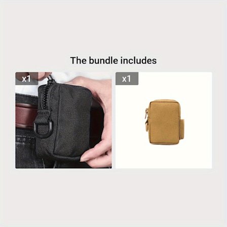 Praktisk EDC Molle Pung, Udendørs Taljetaske, til Udendørs Sport, Vandring og Camping [DB]