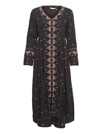 Libby Dress Polvipituinen Mekko Musta ODD MOLLY