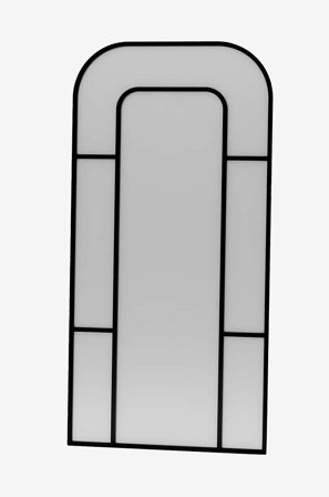 Hanah Home - Cheval Mirror Forma - Svart - Store speil - Fra Homeroom