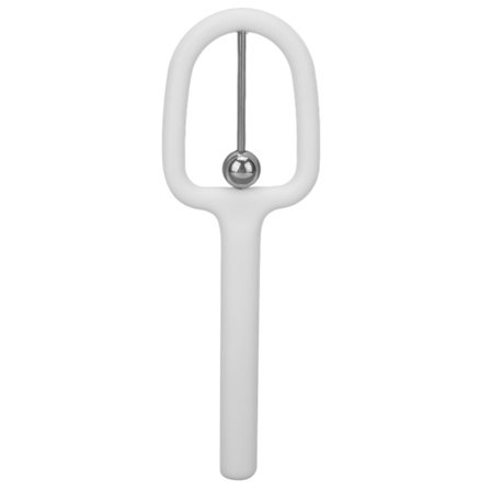 U-formet tungetupp treningsverktøy oral muskelstyrke trening legering hvit