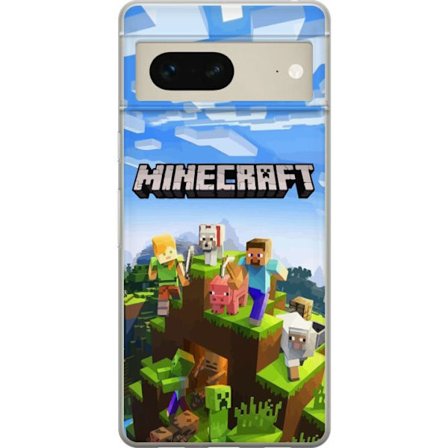 Kompatibel Mobilcover til Google Google Pixel 7 Minecraft Creeper blok pixel retro spil