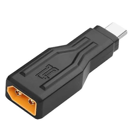 XT60 till USB C Adapter Energilagring XT60 Hane till Typ-C Hane 100W 20V Laddningskontakt för Laptop