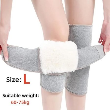 Kompression Knæstøtte, Varm Vinter Sport Knæstøtte, Tyk Kashmir Uld Knæstøtte, til Udendørs Brug, Osteoarthritis