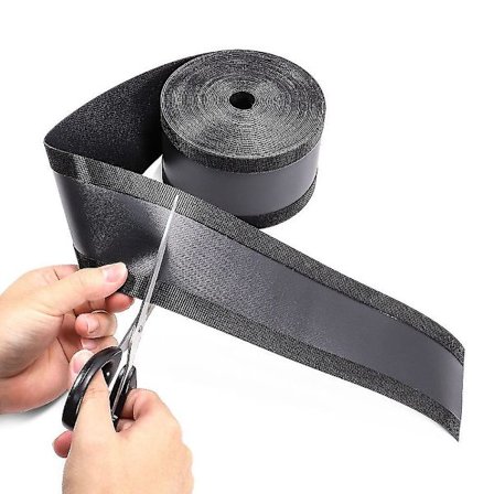 Kabelholder Gulvkabelbeskytter Ledninger Kabelbeskyttelse Kabelhåndtering Kun For Kommersielt Kontorteppe (svart, 1 stk)